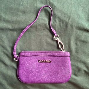 Calvin Klein Purple Clutch